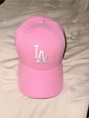 LA Logo Pink Kids Baseball Cap